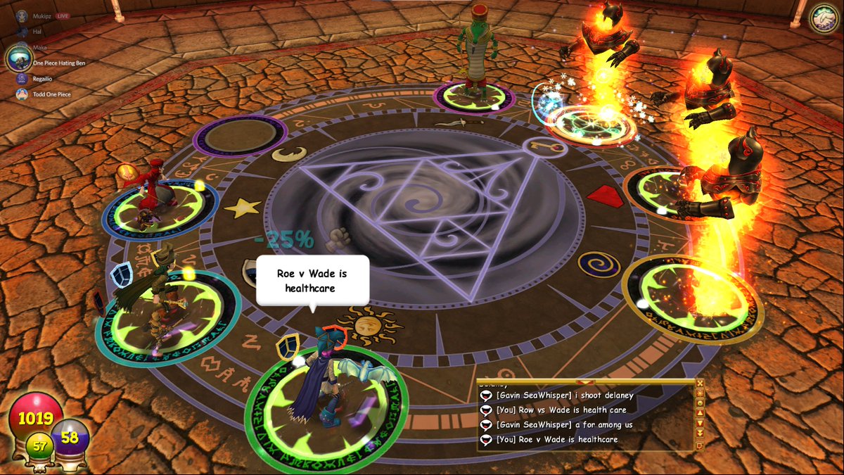 Mudkipz___'s tweet photo. Radicalizing people in Wizard101 #RoeVWade #AbortionIsHeathcare #Wizard101 #CodifyRoevWadeNow https://t.co/5wChowhxmQ