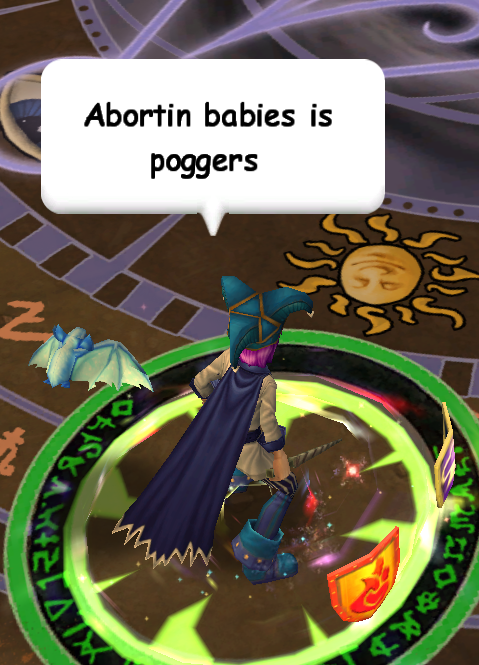 Mudkipz___'s tweet photo. Radicalizing people in Wizard101 #RoeVWade #AbortionIsHeathcare #Wizard101 #CodifyRoevWadeNow https://t.co/5wChowhxmQ