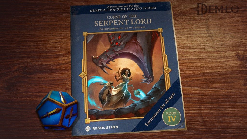Axis_Ags's tweet photo. #Demeo's fourth book will arrive in a month: Curse of the Serpent Lord. This Curse of the Serpent Lord will be released on June 16 at the same time for #Quest, #PC viewers, and for the flat version of the game, and will be like the previous ones for #free. #Tech #AR #VR #axislab https://t.co/emR4DYqYI9