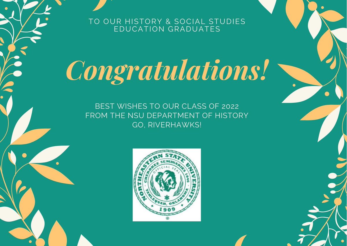 NSUHistory's tweet photo. Happy Summer 2022! Check out our recent updates from the Department of History at #NSUOK: https://t.co/5ezg2h71j8 https://t.co/ueeHmp4m9r