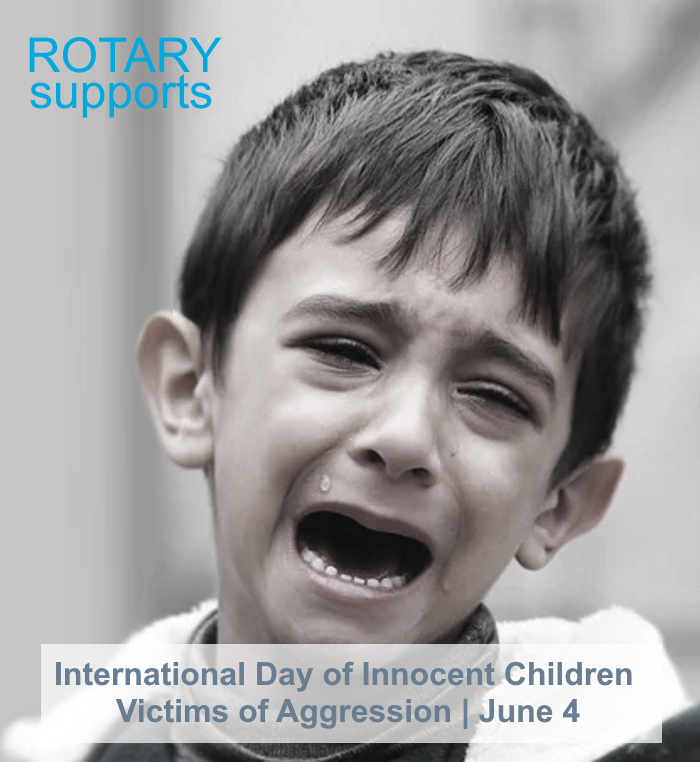 RotaryTorWest's tweet photo. "Stop attacks on children.

It is a sad reality that in situations where armed conflict breaks out, it is the most vulnerable members of societies – namely children, who are most affected by the consequences of war."  https://t.co/xrtdQNpLYI https://t.co/Zn7Ti1Htvm