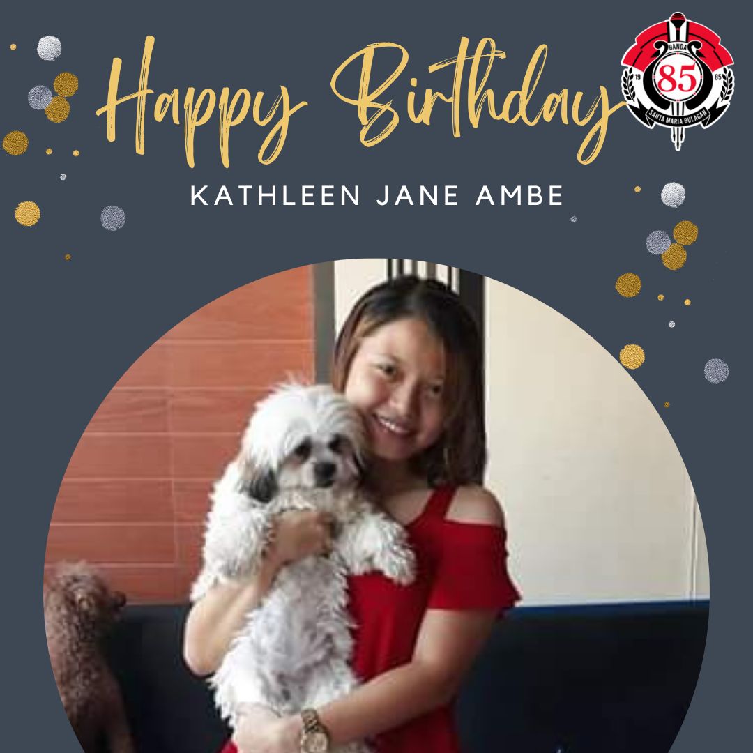 banda85_'s tweet photo. Happy Birthday Kathleen Jane Ambe of Banda 85 SMB. We wish you have a very great day today and may you be blessed with what you have been praying for! 🥳🎂🎈🎉
#Clarinetista
#Batch2005
#Laking85
#B85SMBinc https://t.co/AjBndUIV8p