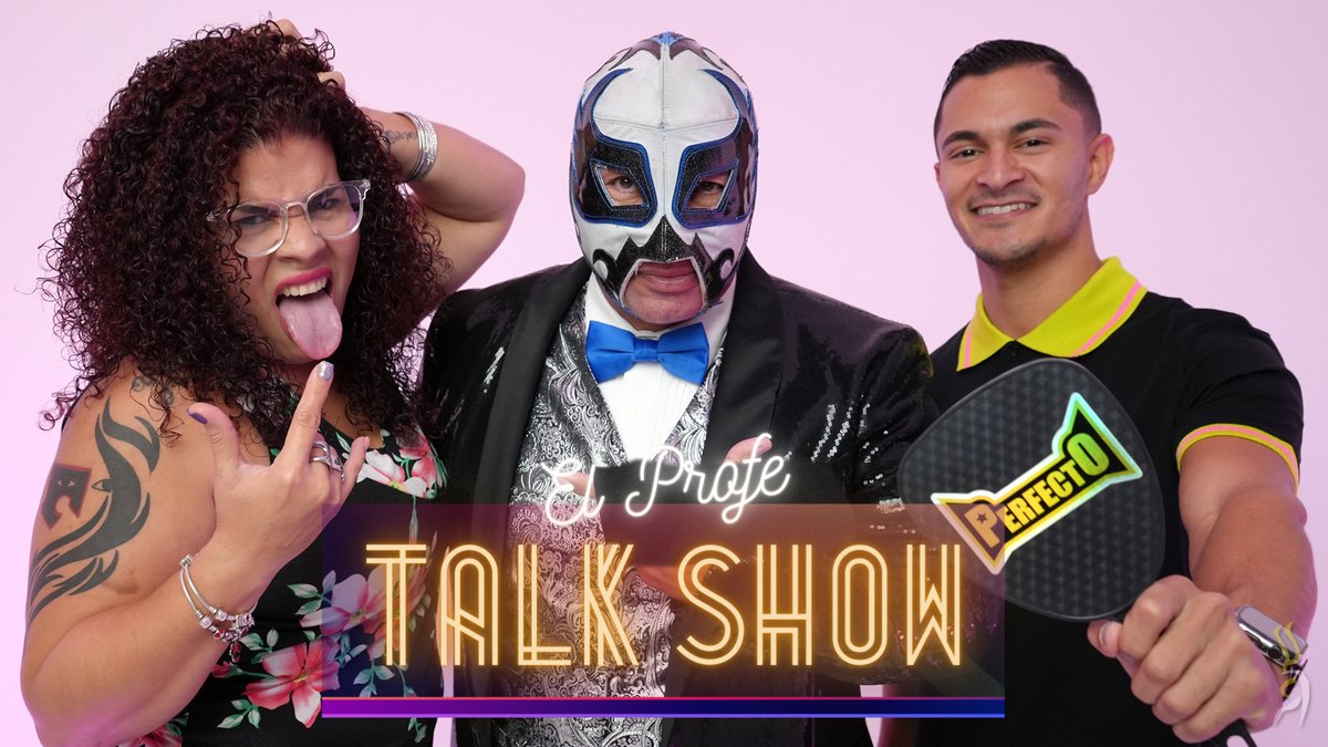 Contralona's tweet photo. ¡DISPONIBLE YA! #ElProfeTalkShow: Ep. 6

OBSÉRVALO AQUÍ ▶️ https://t.co/IiG2rCQXtB

@SuMajestadProfe tiene como invitados a La Destructora Nancy (@revfemenina_pr y @LAWEWRESTLING) quien habla de su homenaje a la Monster Ripper, y Héctor Perfecto, que nos habla sobre #ExatlonEEUU. https://t.co/v35tz1oWnw