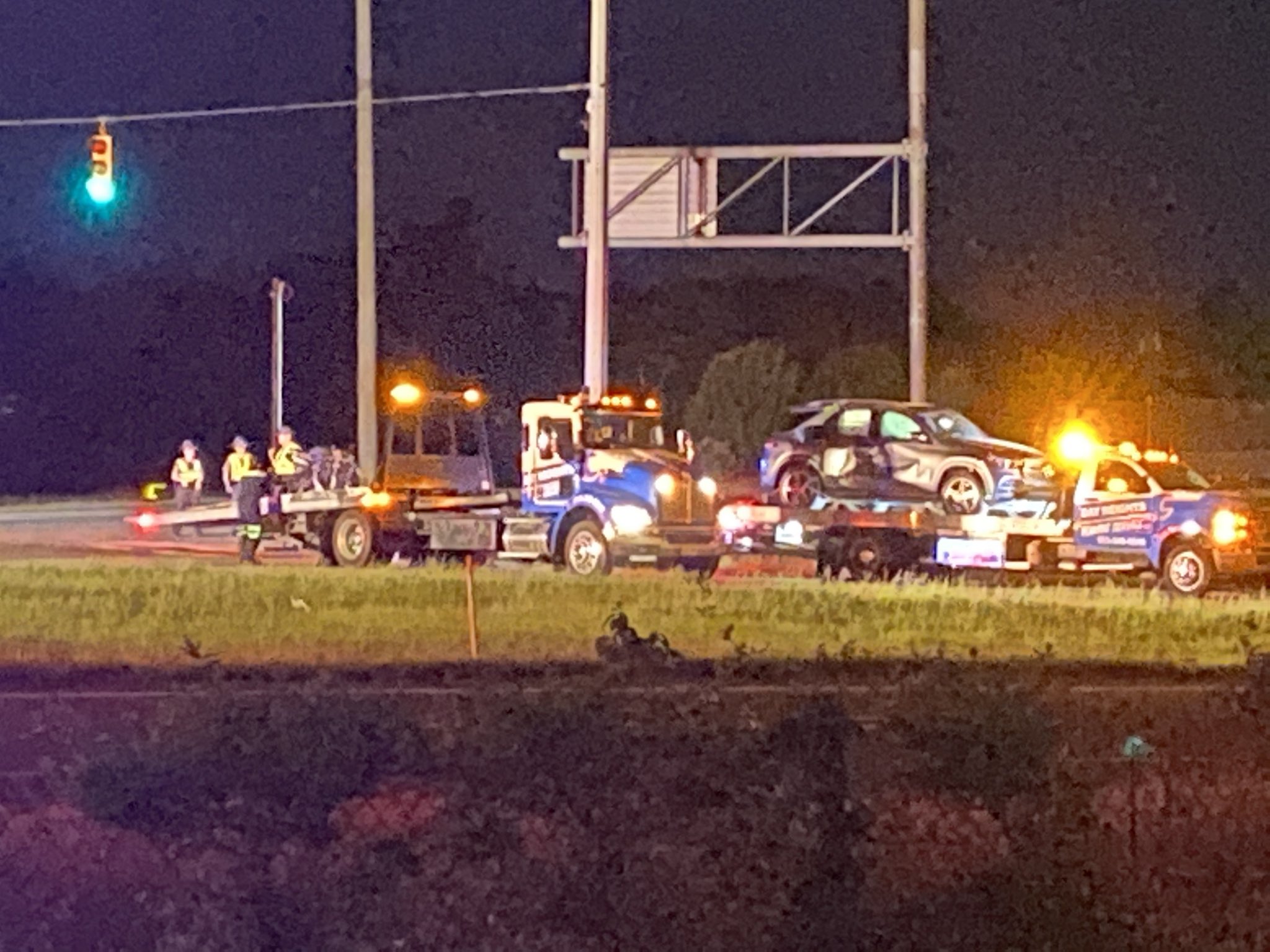 Courtney King on Twitter "Crews are towing the car and motorcycle