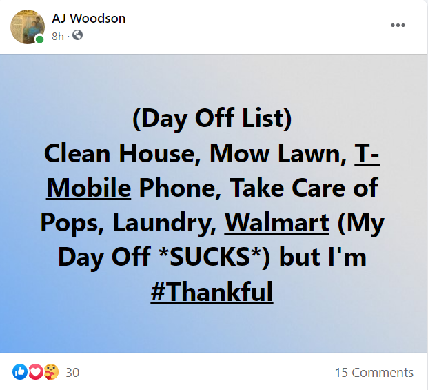 AJWoodson's tweet photo. #FeelsLikeSummer

#OnlyDayOff 
to ...
Clean House
Laundry
Pops Meds, Groceries
New @Samsung (#TeamAndroid) Phone
@walmart was a late scratch but this Lawn (even at plus 90°) can't be denied!😅🤣😅

PS: The #JuneBugs are Back 🙄

#AJWoodson #SpringfieldIL https://t.co/NMMDwXWUFE