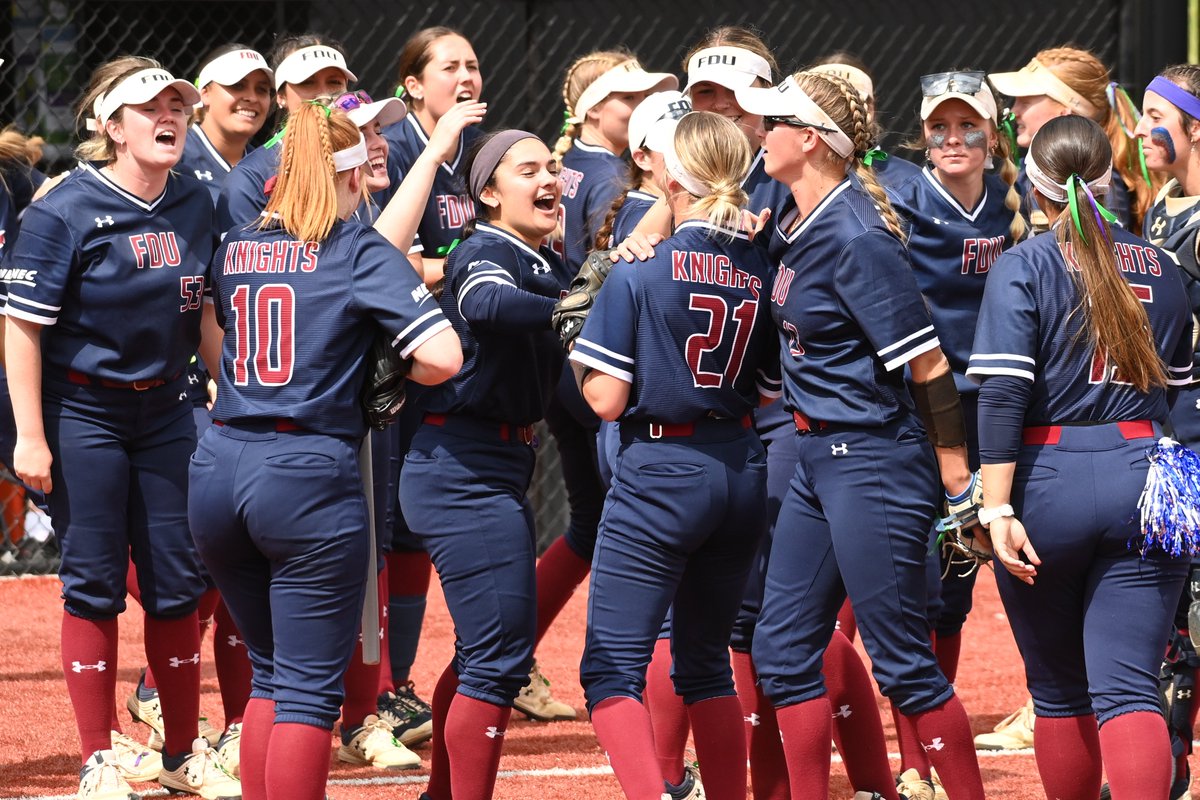 FDUKnightsSB's tweet photo. Day ☝️ pics from the @necsoftball Championship⬇️

📸 JD Cavrich https://t.co/EPHKcU6yAH