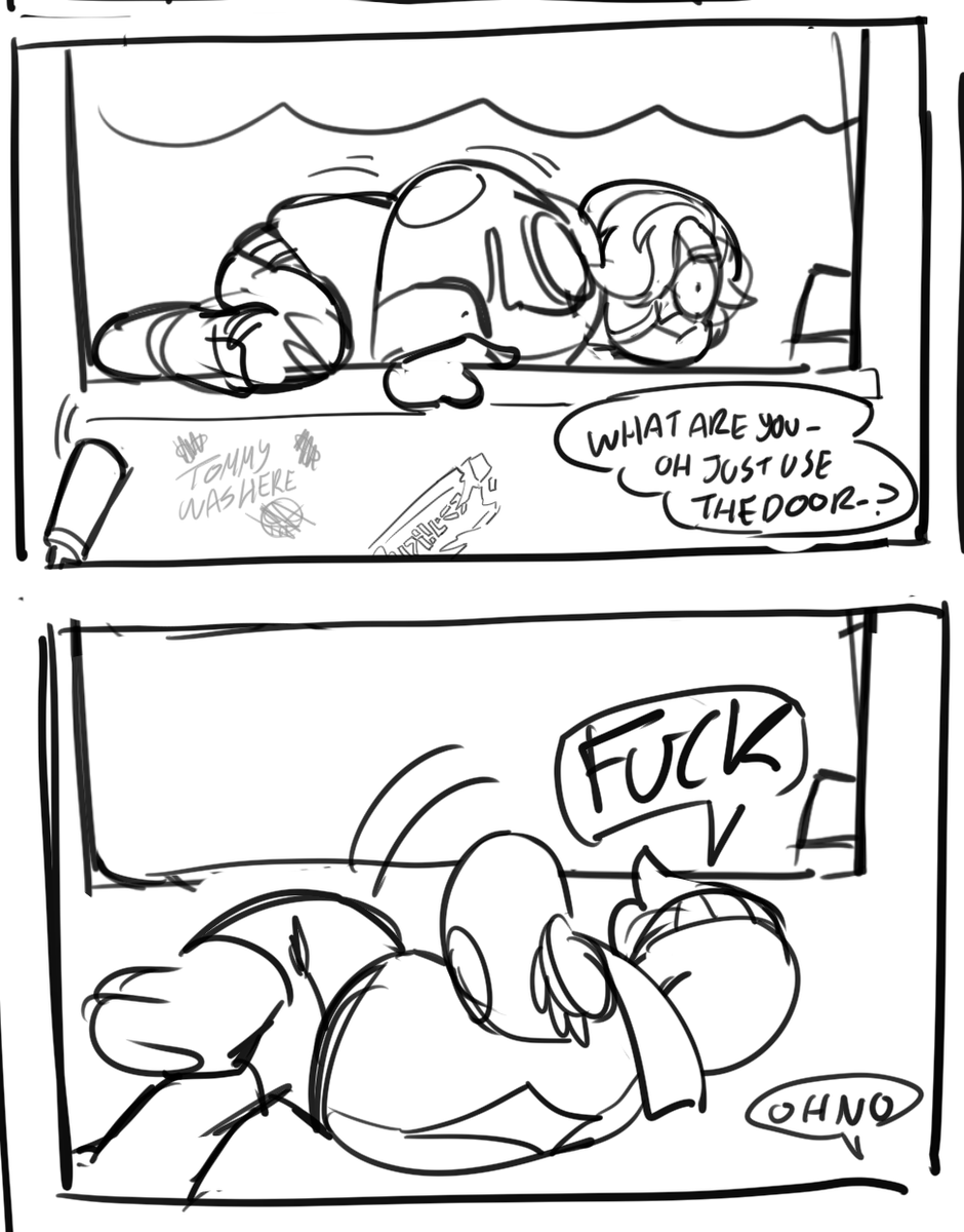 Nopedog_'s tweet photo. CW // Body horror

I shouldn't have worked on this BUT UH HAVE A LONG COMIC
[CLICK the IMAGES or I will CRY]
[1/2]
#ranboofanart #wilbursootfanart #captainpuffyfanart https://t.co/mCSLVkl0o3