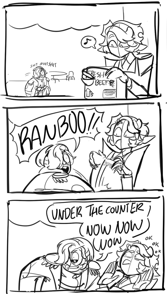 Nopedog_'s tweet photo. CW // Body horror

I shouldn't have worked on this BUT UH HAVE A LONG COMIC
[CLICK the IMAGES or I will CRY]
[1/2]
#ranboofanart #wilbursootfanart #captainpuffyfanart https://t.co/mCSLVkl0o3
