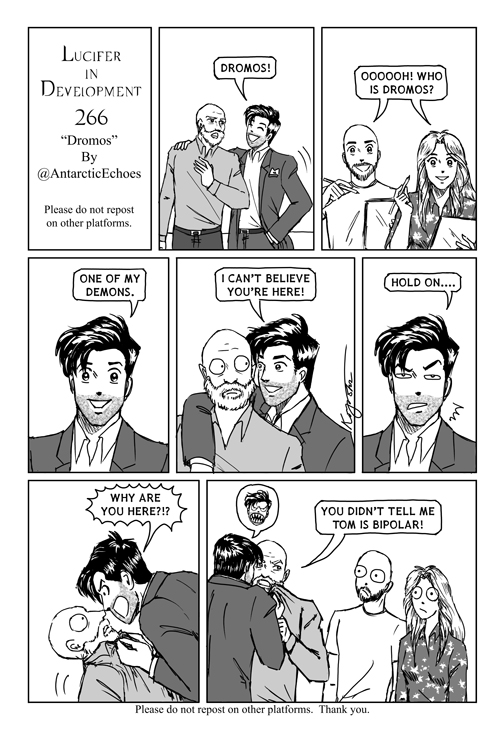 Happy Friday, everyone! Here is #LuciferInDevelopment no. 266! Dorky Luci thinks <a href="/grahammctavish/">.</a> is his demon Dromos, while <a href="/Henderson_Joe/">Joe Henderson</a> and <a href="/Ildymojo/">Ildy Modrovich</a> look on (and take notes)! 😅😅😅 Enjoy! 💖💖💖💖💖
<a href="/tomellis17/">tom ellis</a> <a href="/dbwofficial/">DB Woodside</a> <a href="/Aimee_Garcia/">Aimee Garcia</a> #LuciferNetflix