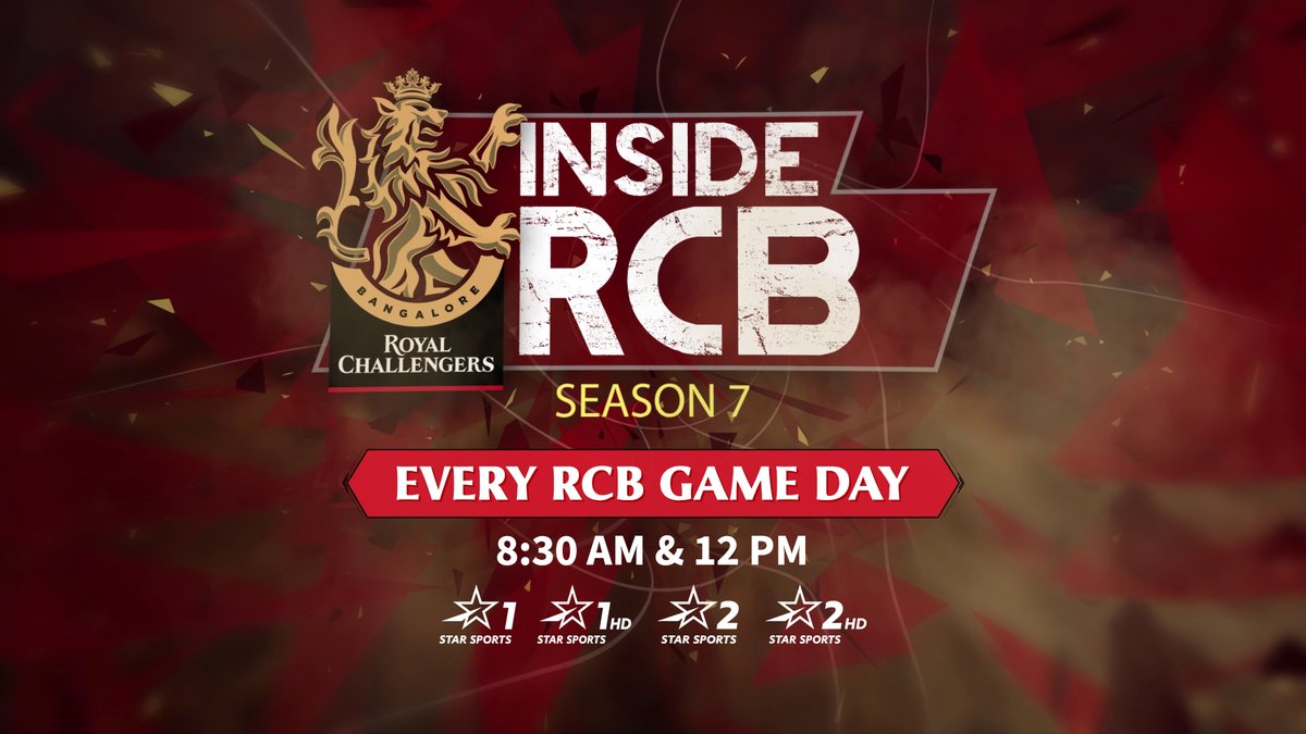 StarSportsIndia's tweet photo. How are your favourite @RCBTweets stars prepping up to #PlayBold for #RCBvPBKS? 💪
Get an exclusive look into #RCB's training, planning & downtime with #InsideRCB, only on Star Sports! ☺️ https://t.co/AM5DtpaW2s