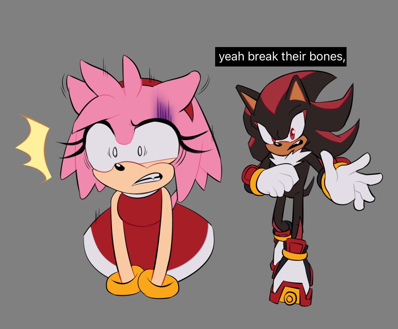 Project: Sonamy on X: nice try amy~ artwork by @Raitochan3