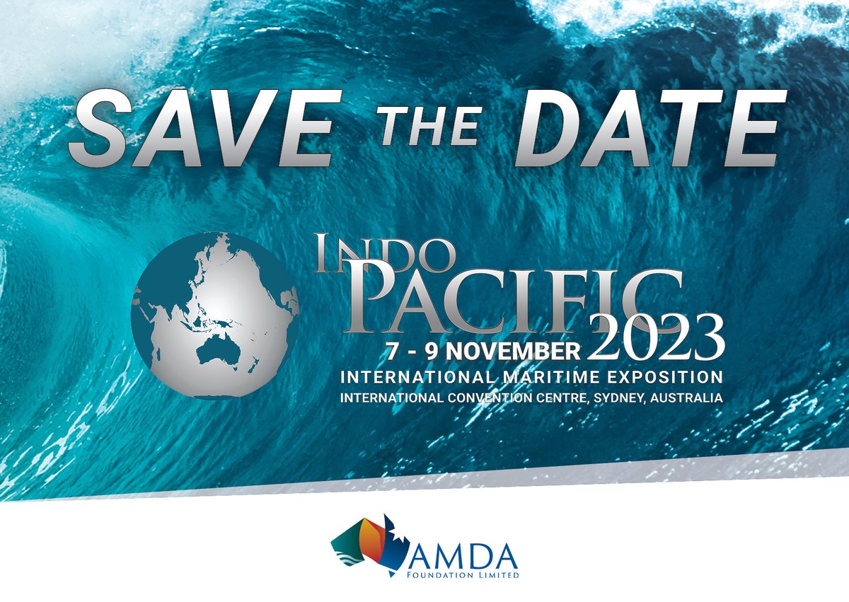 From 7-9 November 2023, defence, industry and government will come together once again at the INDO PACIFIC International Maritime Exposition.

The floor plan is now open for #IndoPacific2023 
Email: expo@amda.com.au