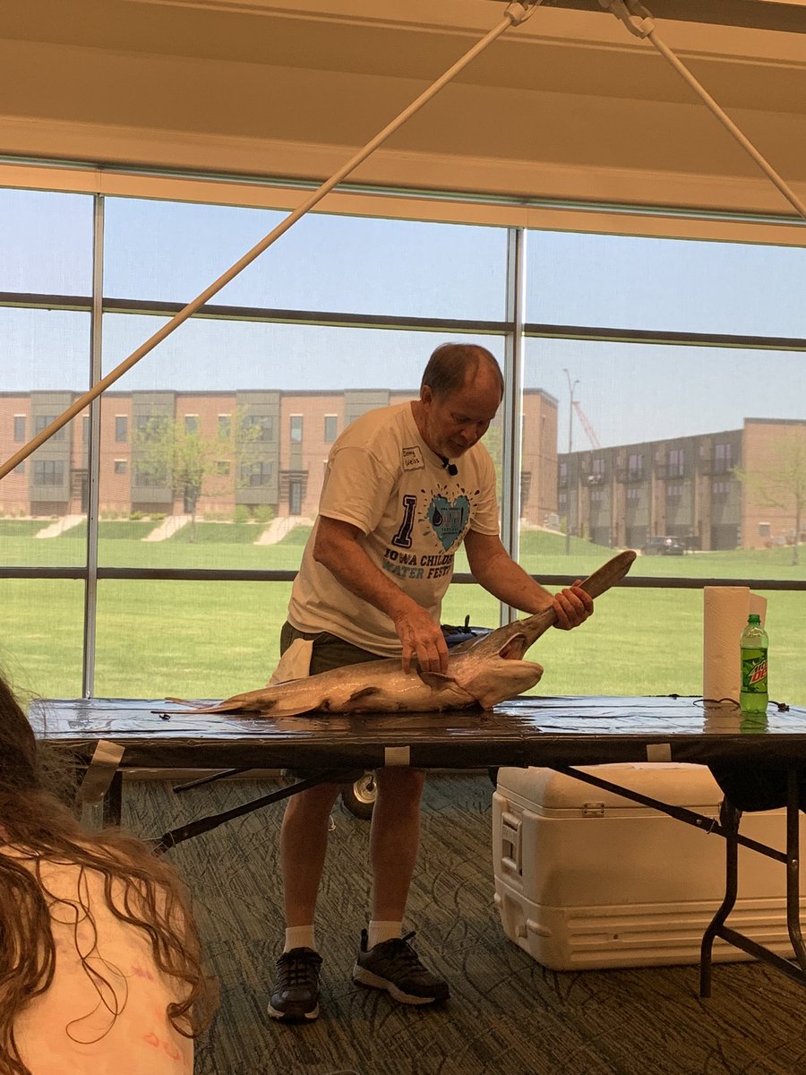 MrErmer's tweet photo. Iowa Children’s Water Festival 2022 was a hit! The students learned a lot, were super well behaved, and had a ton of fun! @iowadnr https://t.co/NyhBEJNVrD