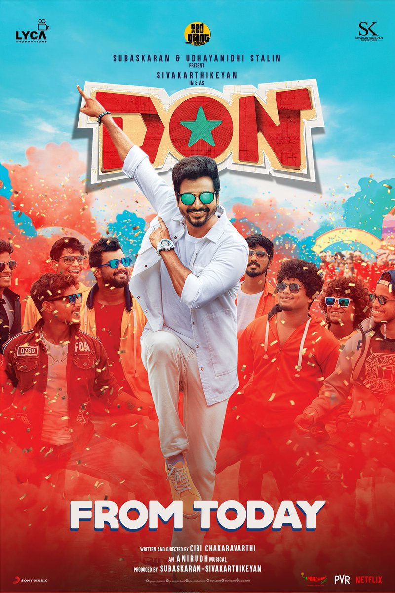 sooriofficial's tweet photo. அனைவரும் கண்டு மகிழ...
இன்று முதல் #DON 🥰

#DonFromToday 

@Siva_Kartikeyan thampiii 
@Dir_Cibi Director 
@iam_SJSuryah Sir
@thondankani annan
@anirudhofficial brother
@KalaiArasu_
@SKProdOffl 
@LycaProductions 
@RedGiantMovies_ 
@priyankaamohan   @SonyMusicSouth https://t.co/K4r5A9ywVp