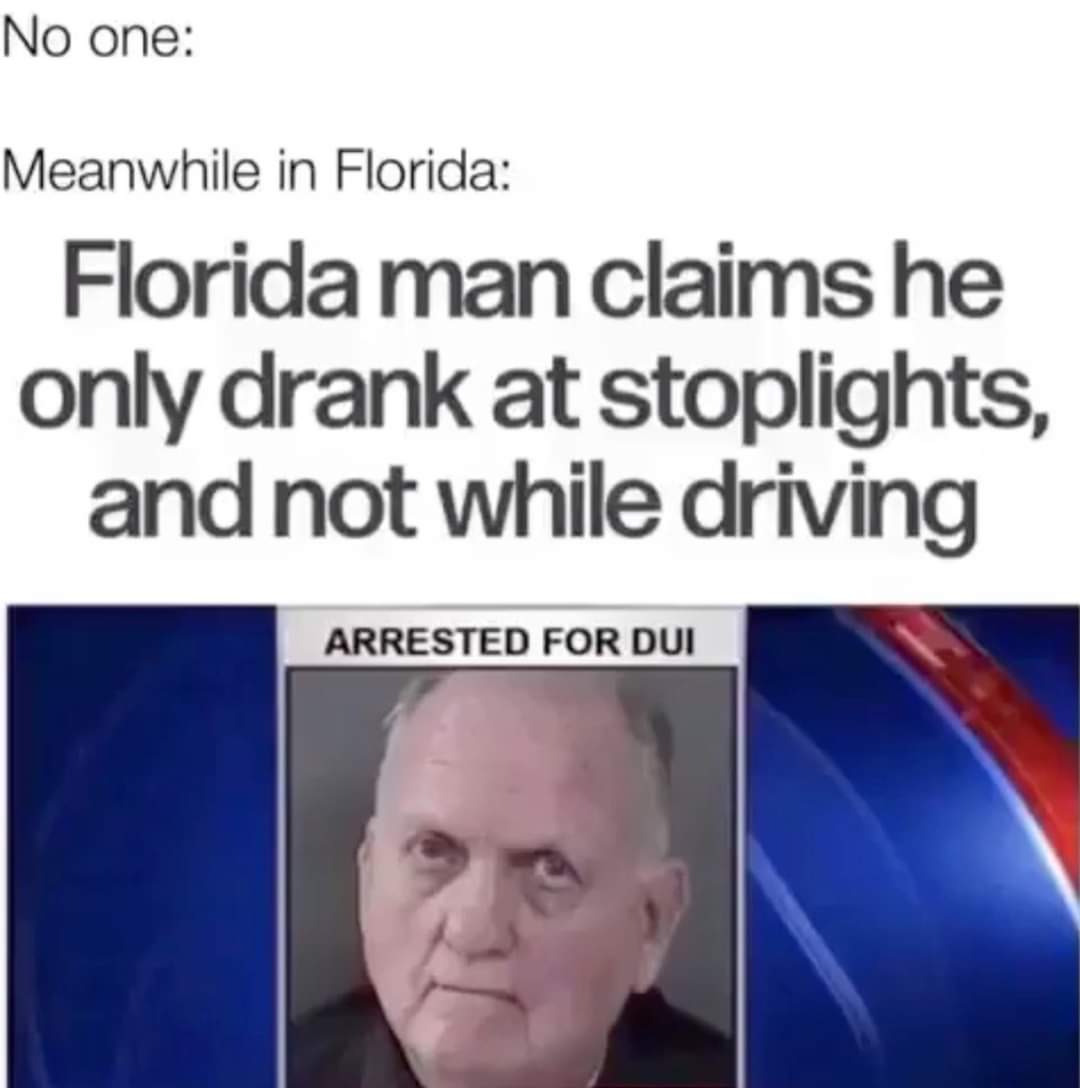 WTFFlorida's tweet photo. Well, alrighty then...

#Wtf #WTFFlorida #Florida #dui #arrest #FloridaMan #busted https://t.co/WjMdX51OQj