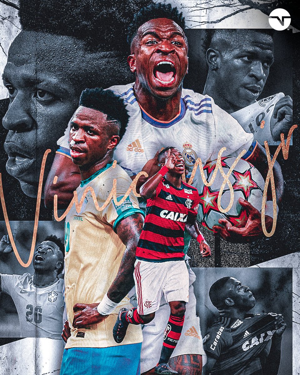 TNTSportsBR's tweet photo. Há exatos cinco anos, @vinijr fazia a sua estreia pelo profissional do Flamengo!
Cinco anos depois, o garoto tá pronto pra disputar a sua primeira final de Champions e a Copa do Mundo do Qatar! Tem que respeitar! 🔥 https://t.co/UWuulaU9wV