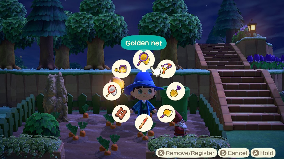 jendewph's tweet photo. #DaiDream completed the #GoldenSetOfTools thx to #Nookazon & farmin the #bells part of #ACNH lol #Buck so funny cashing in on #DreamWalking gonna□■off w a #SpiritWalker tonite? idk..♥ #LibraAF #ShootingStar ☆ #PrizeBalloon #Peaches #carrotpatch #AnimalCrossing #NintendoSwitch https://t.co/DznVk3BOxG
