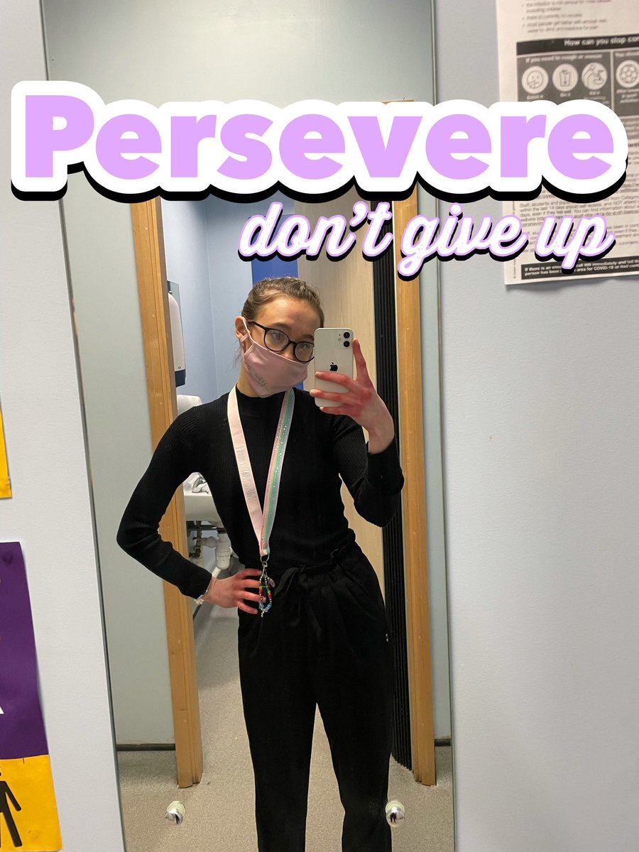 Second year of uni has taught me the true meaning of perseverance 👏🏼

Rockiest, toughest, most stressful thing I have probably ever done but I persevered (as did my friends)💗

HALF WAY THERE ✨⭐️

Stickers for all :) 

#studentteacher