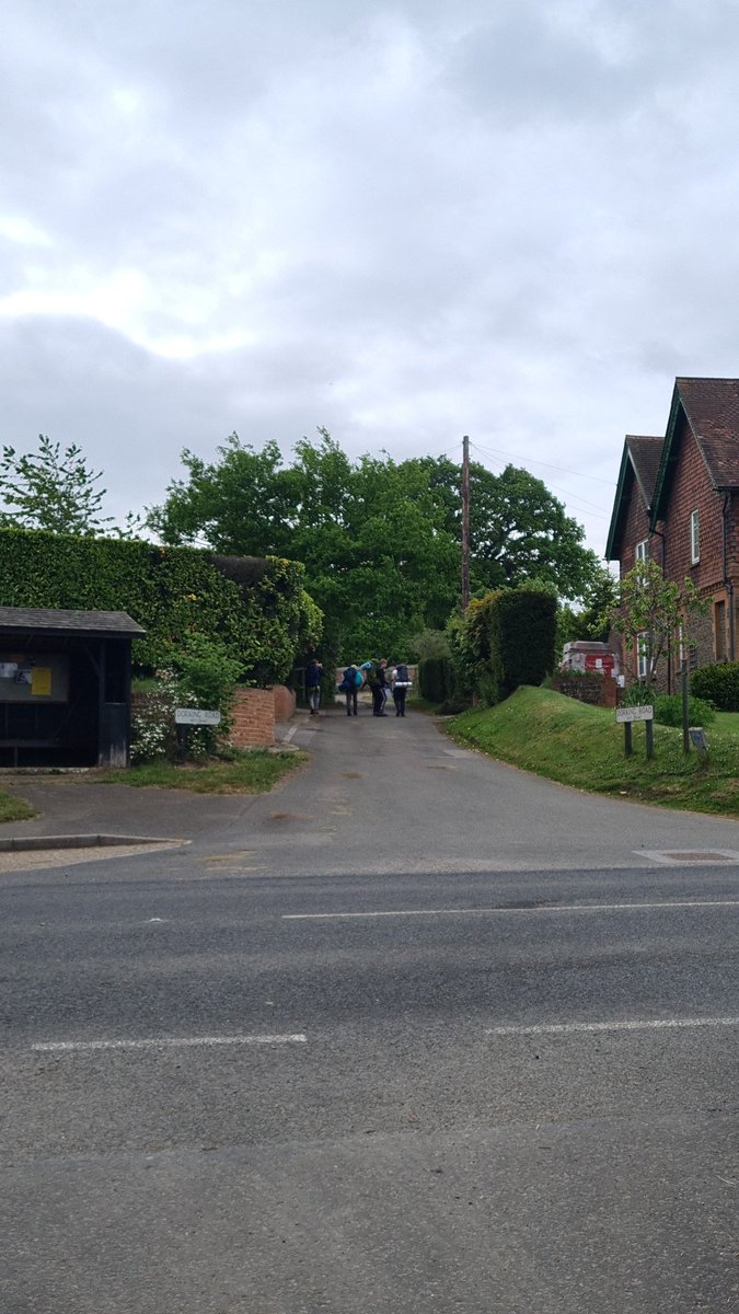 Group 2 off to check point 2 👍