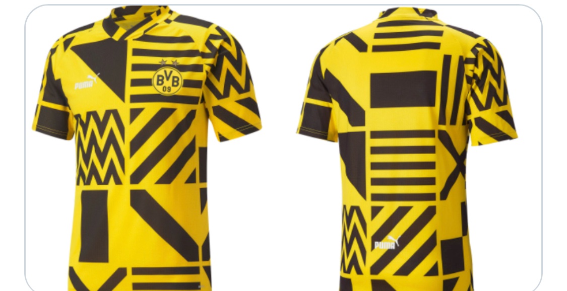 AroooBVB's tweet photo. #BVB Prematch Shirt 22/23 https://t.co/9WKocglsS5