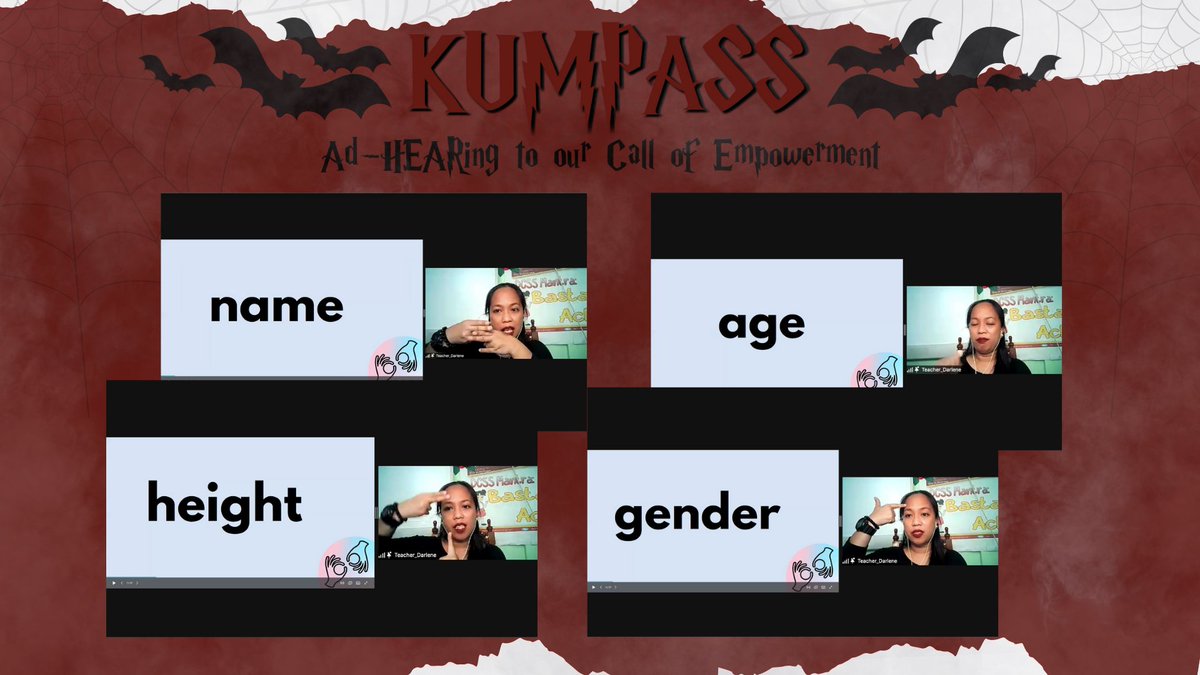 VSPsanpedro's tweet photo. Witness as we learn from our 3rd speaker, Ma’am Imeemaren S. Buca, LPT. She has taught us to use our wands in creating words for us to communicate with the deaf.

#ProjectKUMPASS
#VolunteerServiceProvider

Layout: Hally Luyao &amp; Glendale Garcia
Caption: Justin Fernandez https://t.co/lJIcKWZPGk