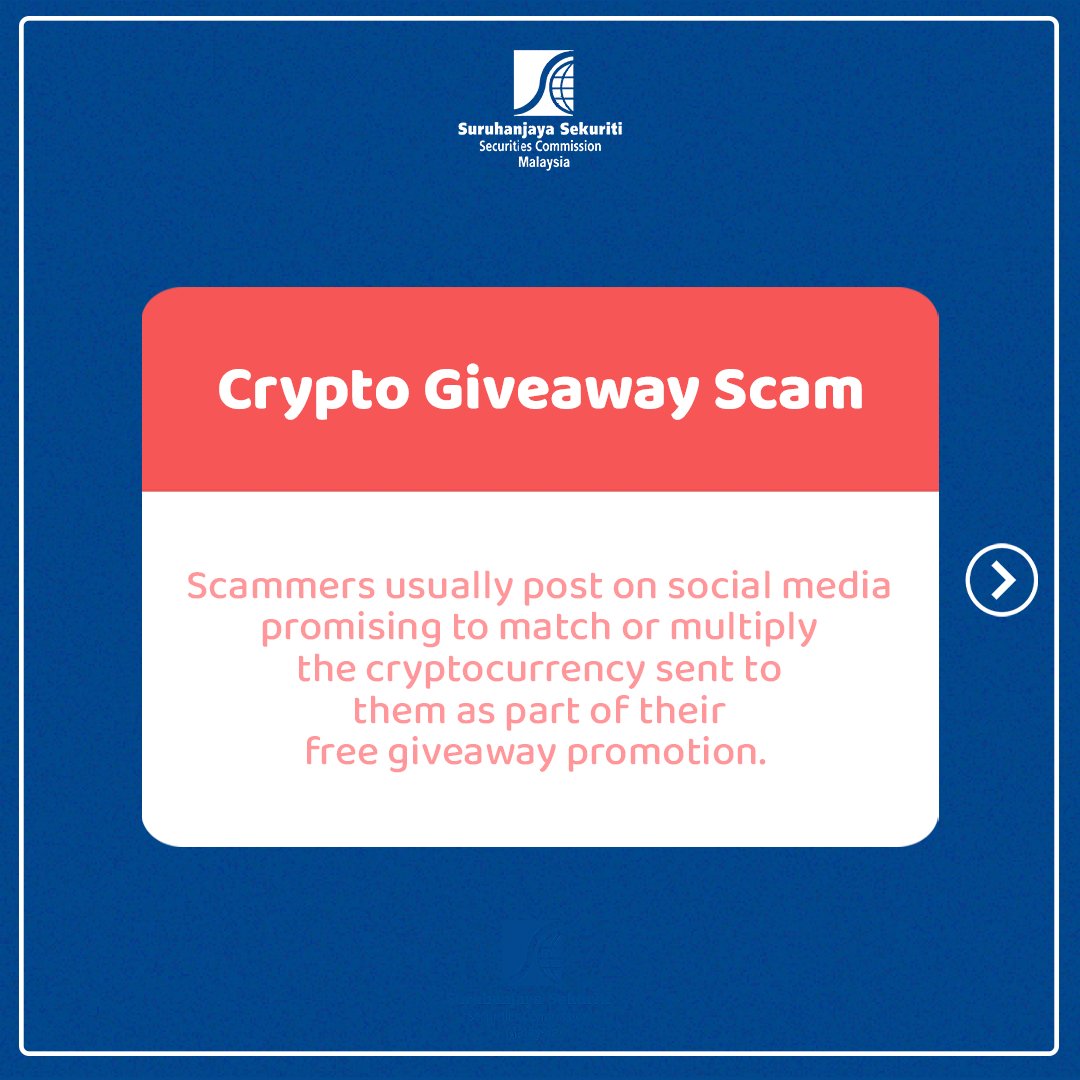 Seen this type of post on social media?👇 “All Bitcoin sent to my address  will be doubled! If you send 1k, I will send back 2k.” Beware, as this  message is a