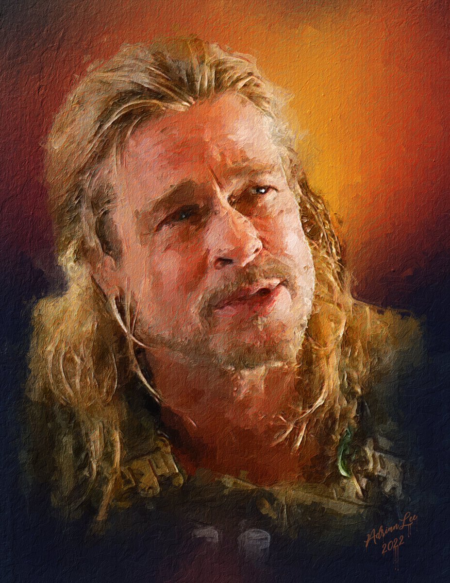 adeiom's tweet photo. My new #digitalartwork Brad Pitt - Jack Trainer @LostCityMovie #TheLostCity #BradPitt #JackTrainer myart #portrait #oilpainting #portraitartist #art #painting @HuionTab #HuionFeature #digitalpainting #artwork #fanart #digitalportrait #fanart #semirealistic #photoshopart https://t.co/Pctq80Gkyu