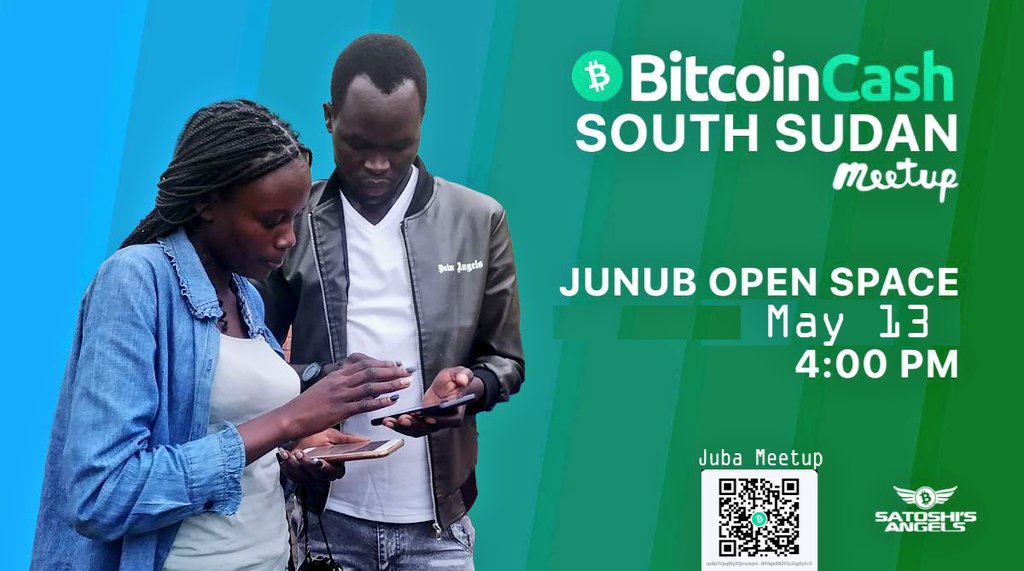 We are super excited for our today's <a href="/BCHmeetups/">Bitcoin Cash Meetups</a>. #SouthSudan #SSOT join us and learn about #BitcoinCash the peer to peer electronic cash for the world. Thanks <a href="/SatoshiAngels/">Satoshi's Angels</a>