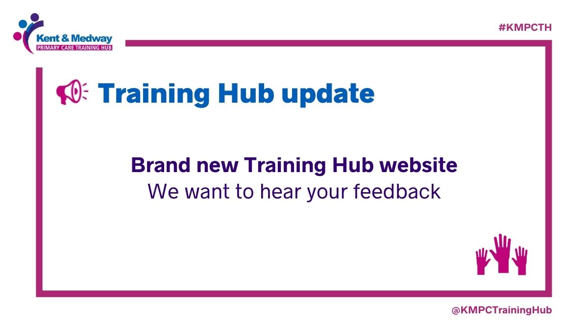 Kent & Medway Primary Care Training Hub tweet media