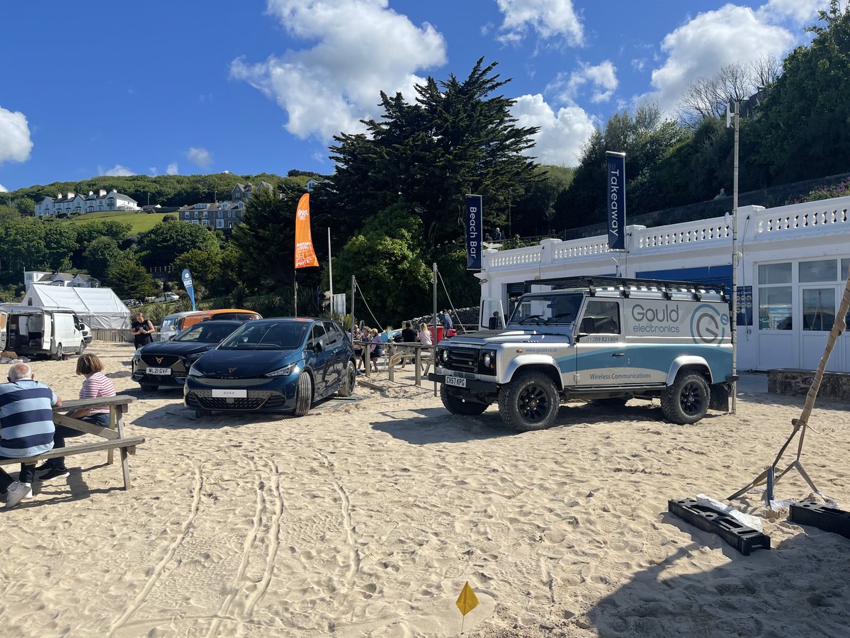gouldelectronic's tweet photo. The engineers had a great time yesterday installing the WiFi at St Ives Food Festival.
Let us know if you see the Landrover down there!
#StIves #Cornwall #GouldElectronics #StIvesFoodFestival #Cupra #AperolSpritz #Landrover https://t.co/RtxC3QJtdV
