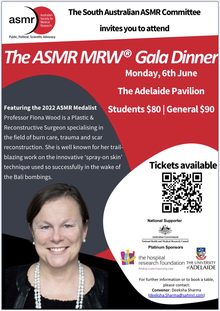 The Australian Society for Medical Research (ASMR) tweet media
