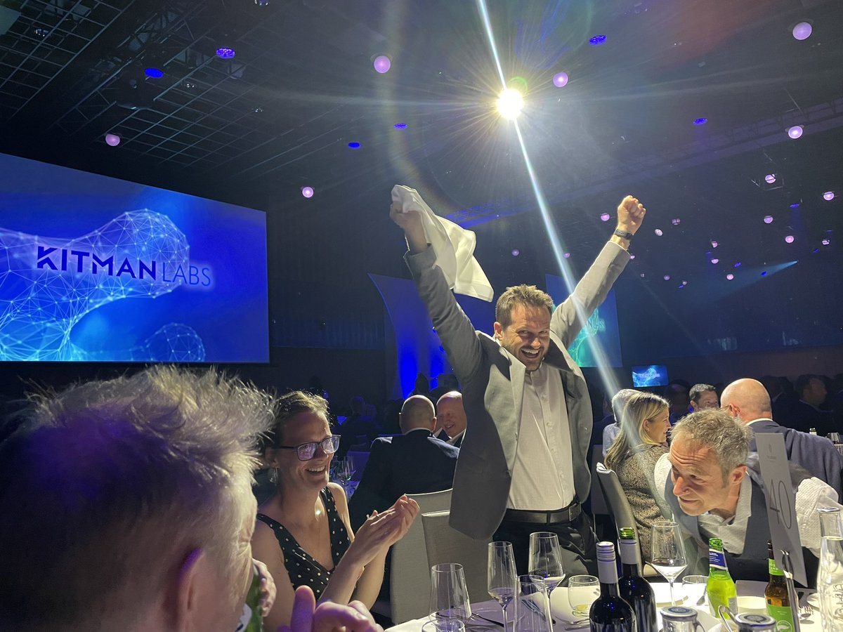 David_Eccles's tweet photo. Great night last night at the @SportTechGroup - Sports Technology Awards with @KitmanLabs. 

Thanks to @Stoppers8PA, Mike Cave &amp; Mo Gimple for a great evening ⚽️🏆. 

#STA2022 https://t.co/ANbaWancpq