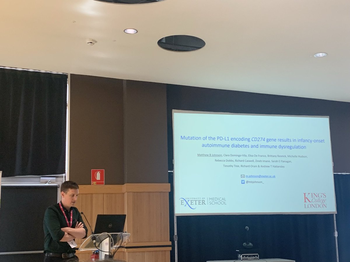 flanagan_se's tweet photo. A productive few days for @mbjohnson_   Great presentation describing a novel gene for autoimmune diabetes @ #SGGD meeting ✅ Senior author paper published which supports that beta-cell stress alone does not lead to production of islet antibodies ✅ #ExeterDiabetes https://t.co/64FmQzwmwD