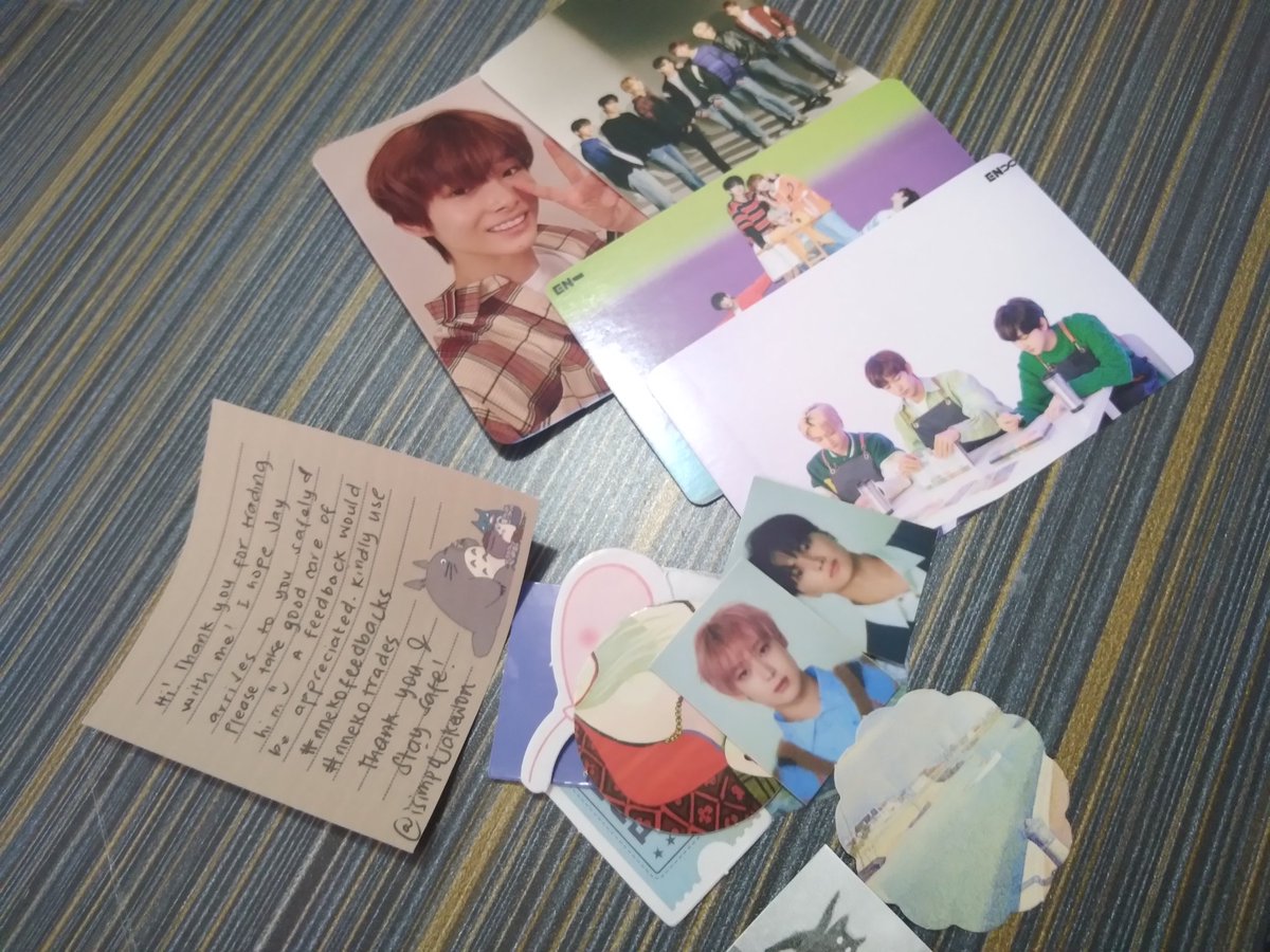 xircepvrll's tweet photo. #circetrades
โข May 13, 2022
Thank you so much for trading with me, secured yung item and ang cute ng freebies ๐ฅบ
๐ @isimp4jakewon
#nnekofeedbacks https://t.co/krGWVUQ8bW