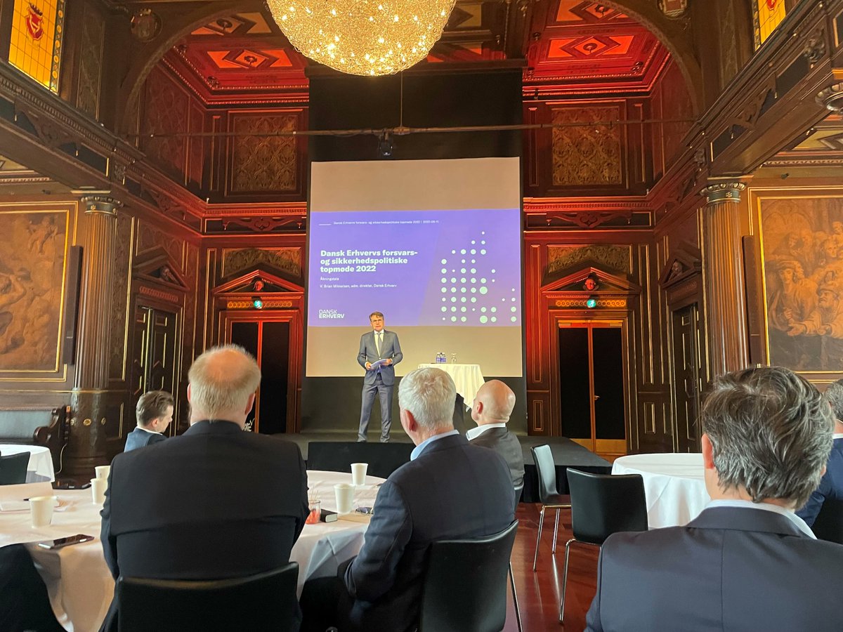 conXusreps's tweet photo. On Wednesday, conXus participated in the Danish Chamber of Commerce's defense and security policy summit 2022. The agenda included Denmark's defense and security policy benchmarks for 2022 and how the business community can support the military. We thank you for a good event. https://t.co/xMGqEidC3z