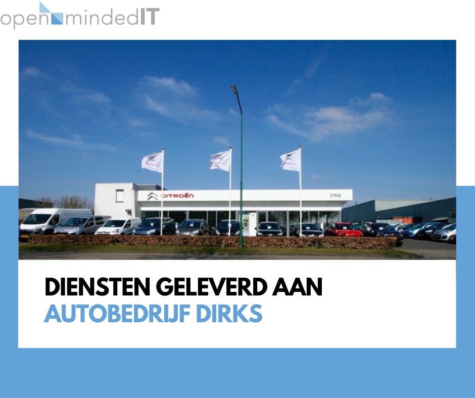 Openmindedit's tweet image. Klik op de link hieronder om meer te lezen....
openmindedit.nl/autobedrijf-di…

#OpenMindedIT