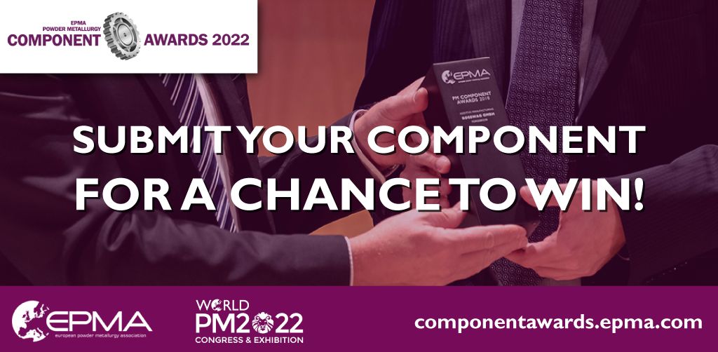 Are you pushing the boundaries for #PowderMetallurgy component manufacturing ? Submit your entry and showcase your innovation at #WorldPM2022 ahead of the 22 May 2022 deadline: lnkd.in/gYQemc4