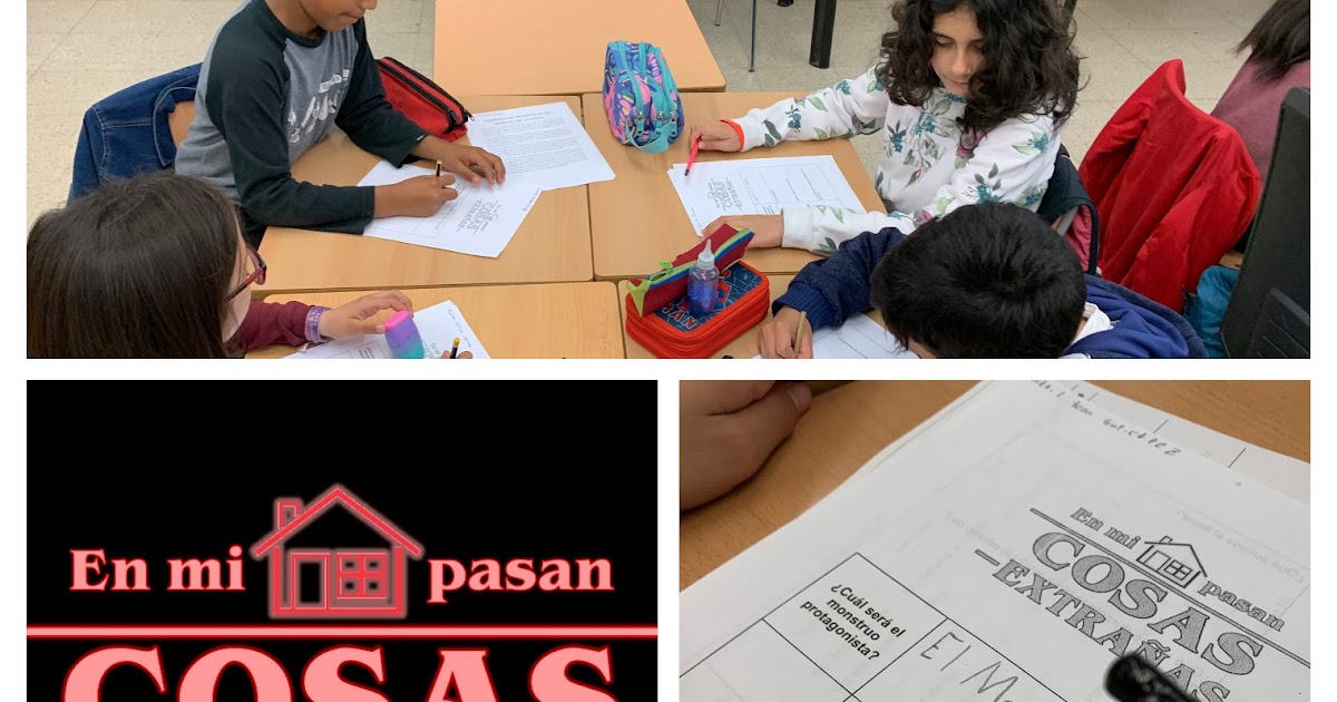 4t - En mi casa pasan cosas extrañas:  "En mi casa pasan cosas extrañas" és el títol de la nova activitat del taller d'escriptura de llengua castellana.

En aquesta ocasió haurem de crear una narració protagonitzada pels nostres propis monstres. Sí,… dlvr.it/SQHJJS