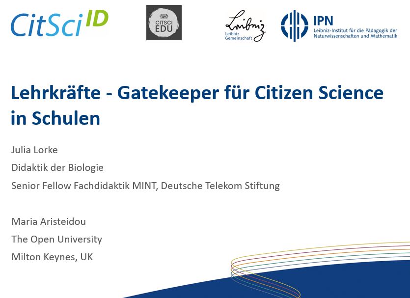 It was a pleasure to present results from @citsci_edu at #ForumCS. A study on teachers' experience with #CitizenScience led by @aristeidoum with support from @Nashwa_S_Ismail and me.