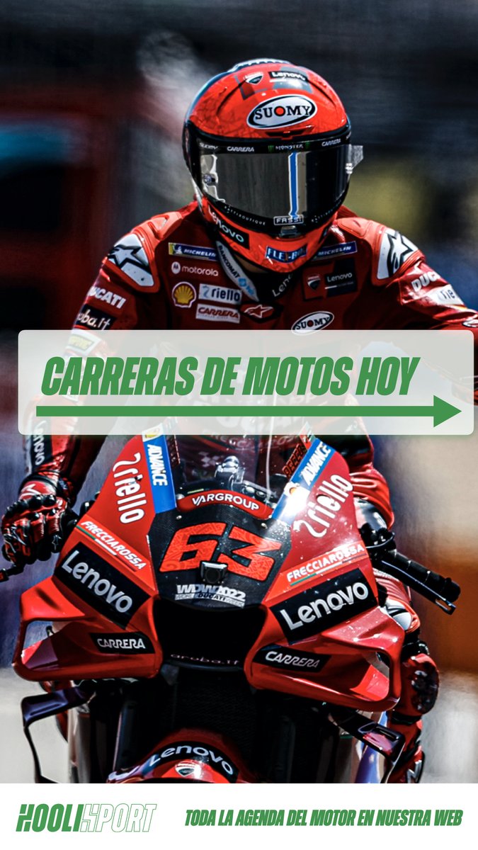 Hoolisport's tweet photo. 🏁CARRERAS DE MOTOS HOY 15 MAYO https://t.co/rWfZxu7yfM