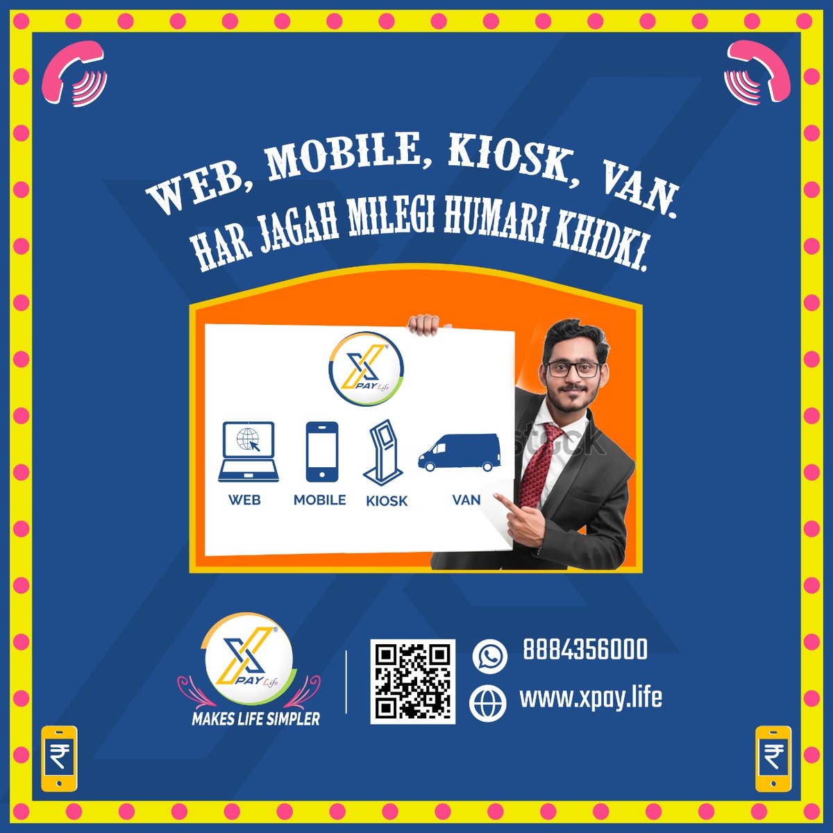 XpayLife's tweet photo. You can complete your financial transactions across multiple modes – and yet, you’ll find the same secure, seamless experience you get on the app, everywhere. Download the app now: https://t.co/AFg4GsPCEE 

#KhushiyonKiKhidki #XPayLife #AasanPayments #MadeInIndia https://t.co/vDmsePWa4d