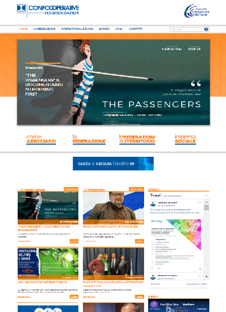 Nella nostra homepage, le notizie sulle assemblee regionali delle cooperative sociali, imprese sociali e consorzi che in questi giorni si stanno riunendo in tutta Italia
federsolidarieta.confcooperative.it