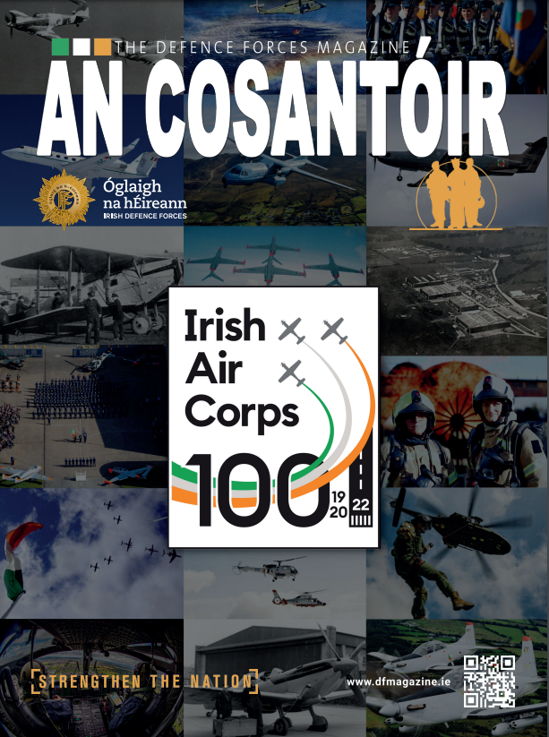 The latest special edition of the An Cosantóir magazine celebrating the 100th anniversary of the Air Corps is now available:

bit.ly/3wsop6H

In this Issue:

History of the Air Corps 
Maritime, Defence &amp; Security Ops
Units of the Air Corps
100th Anniversary celebrations