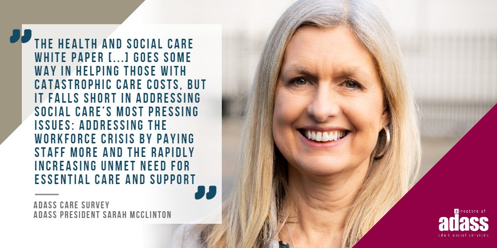 1adass's tweet photo. Our latest survey shows that despite staff working relentlessly over the last 2yrs, levels of unmet, undermet or wrongly met needs are increasing - w/ 500k+ people now waiting for an adult social care assessment, reviews or for their care to begin.
Read > https://t.co/xHjonZtvGp https://t.co/u9JPmMxShu