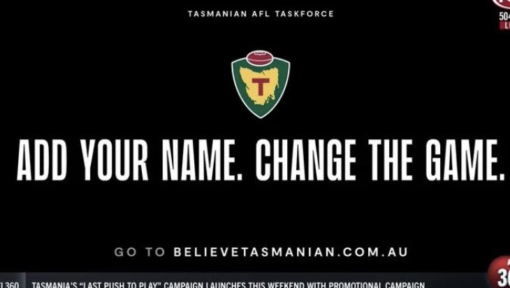 VinceTaskunas's tweet photo. Every name matters. 
Every name counts. 
If you believe, 
please sign up below. 
Please let your friends and families know, too. Please RT
https://t.co/IAOzVbMV6K
#BelieveTasmanian 
#Tasmania
#AFL https://t.co/8aIiMfu4Jh