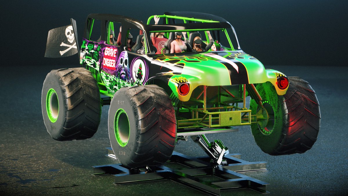 dofrobotics's tweet image. DOF Robotics will be highlighting Monster Jam™ Grave Digger™ at @licensingexpo Lets try this unforgettable simulator!

#DOFRobotics #monsterjam #gravedigger #expo #licensingexpo #VR #DOF #robotics #lasvegas
