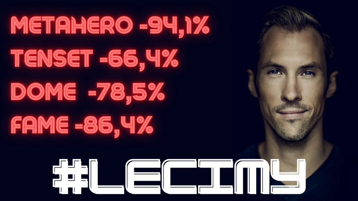 No to #lecimy
- ekosystem obietnic na kolejnych tokenach
- "martioszki" - klon z klona
- wymuszony staking (chwilowe zamrażanie podaży)
- inflacja tokenów
- marketing z sekty religijnej +"szaman"
- niedowożenie założonych obietnic
- pompowanie obrotów

Zarabiają pierwsi, inni nie