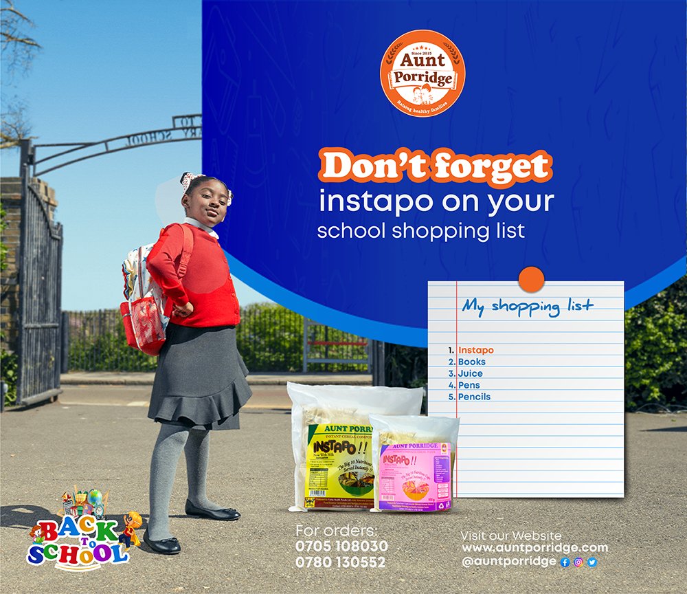 AuntPorridge's tweet image. Medics recommend a bowl of warm porridge every morning before school. Yet parents have no time in the morning to delve into kitchen work. Don't miss out on the advantages when there is Aunt Porridge Instapo! 
#auntporridge #shareabowl #eathealthy #compositeflour