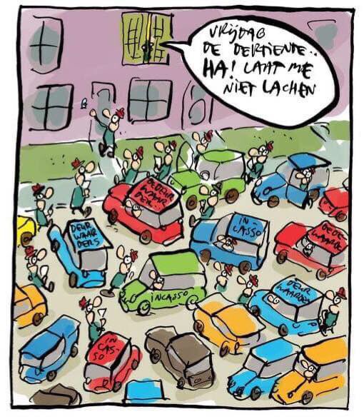 Hein_Kortoons's tweet photo. Vrijdag de dertiende #FridayThirteen #Flauwekul #HeindeKort #Pardonlul #DeWereldVolgens #humor #cartoon #Kortoon #Kortoons #DeWereldVolgensHeinDeKort https://t.co/eFrIaEbM65