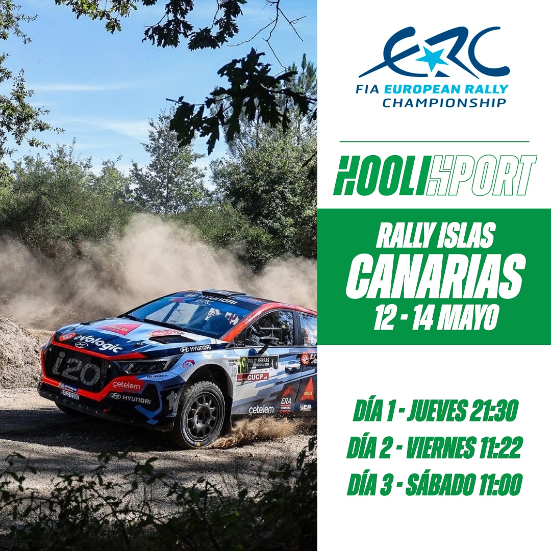 Hoolisport's tweet photo. 😃¡Anoche arrancó el fin de semana de rally en Canarias!

Comienzan las secciones oficiales esta mañana y terminan el sábado por la tarde.

#ERC #EuropeanRally #ERCCanarias #CanariasRally #FIAERC https://t.co/8HYTpgdej3